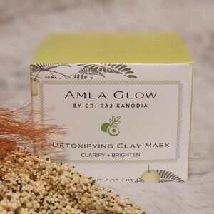AMLA GLOW – Detoxifying Clay Mask Exfoliating Mineral Rich Clay Facial